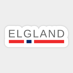 Elgland Norway Sticker